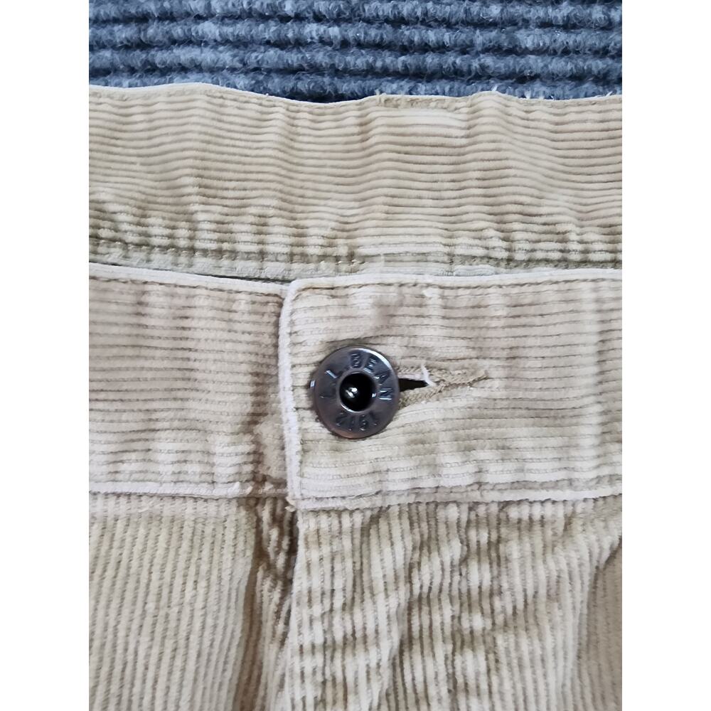 L. L. Bean Men's 36x32 Tan Corduroy Pants Standard Fit 5-Pocket Cotton Casual - Picture 6 of 12